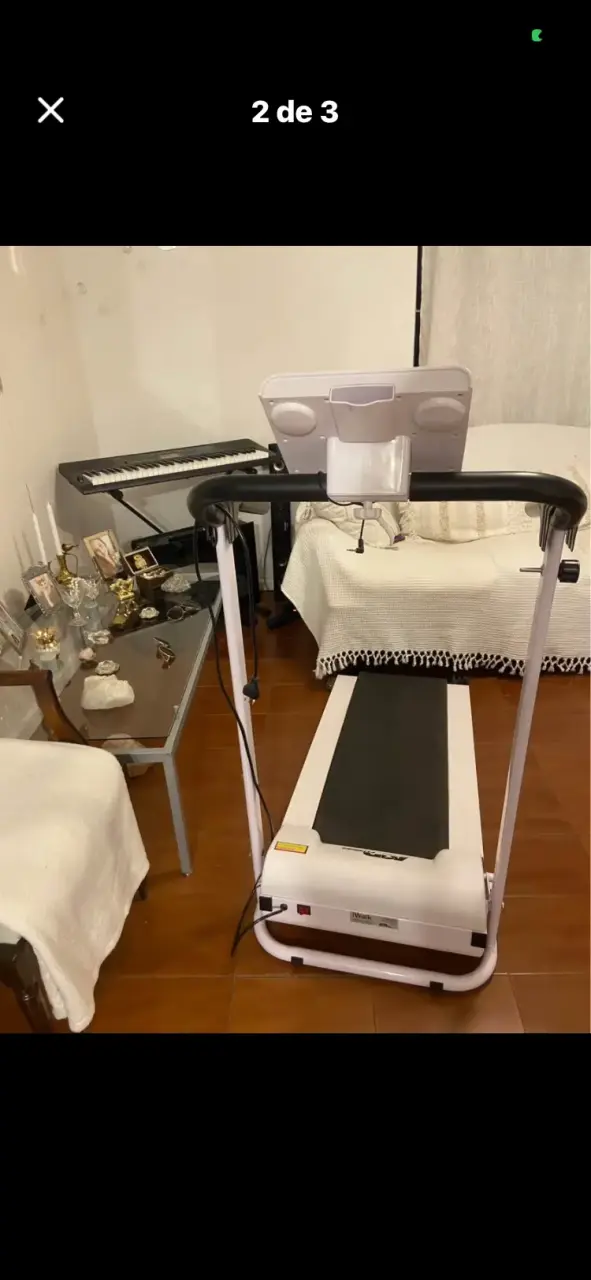 Caminadora trotadora eléctrica iWalk blanca - 2