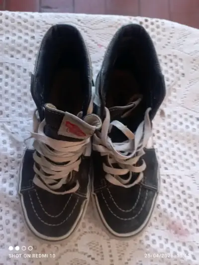Zapatillas Vans negras usadas - miniatura 4