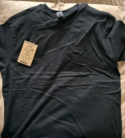 Polera negra básica. - miniatura 1