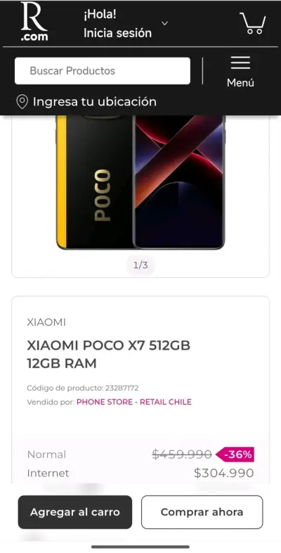 Xiaomi Poco X7 512GB 12GB RAM - miniatura 1