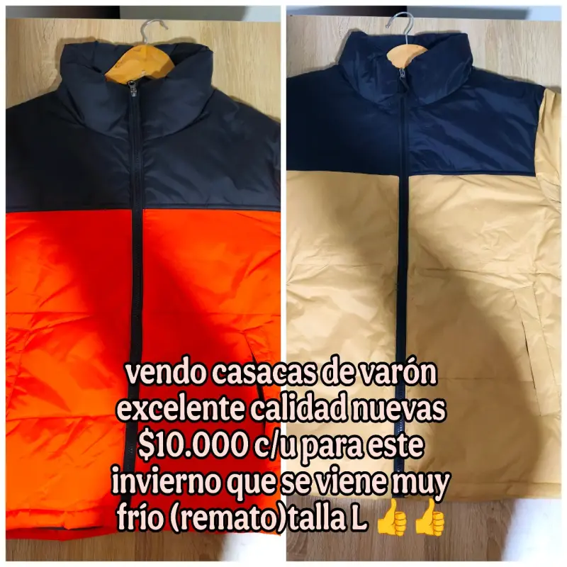 Chaqueta amarilla con gorro para hombre - 2