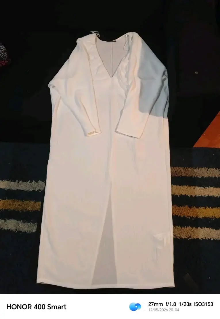 Vestido largo blanco elegante