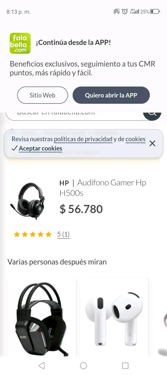 Auriculares HP con cable - 2