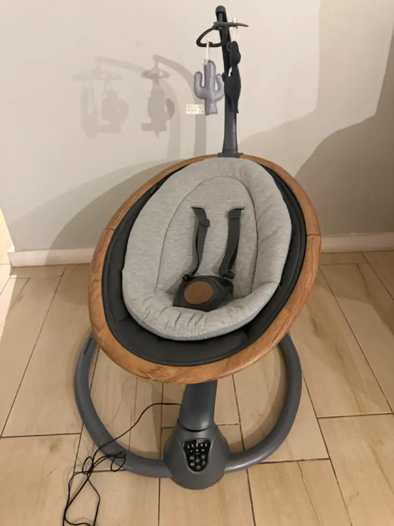 Hamaca de bebé móvil gris - 3