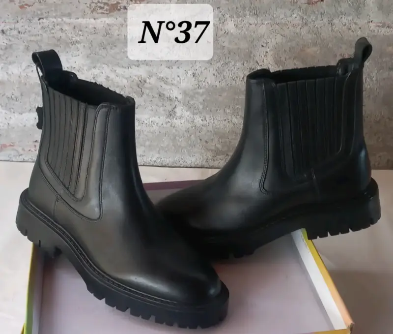 Botines negros talla 37 - 1