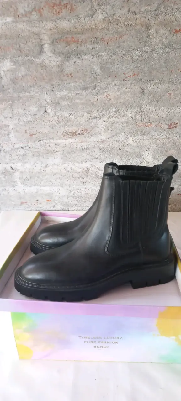 Botines negros talla 37 - 4