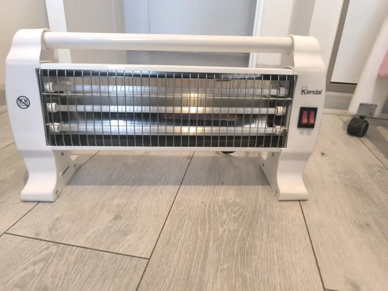 Estufa eléctrica Kendall blanca - 3