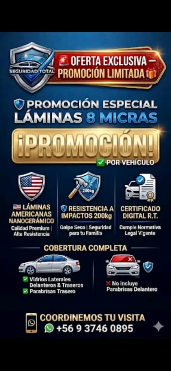 Láminas nanocerámicas para auto - 1
