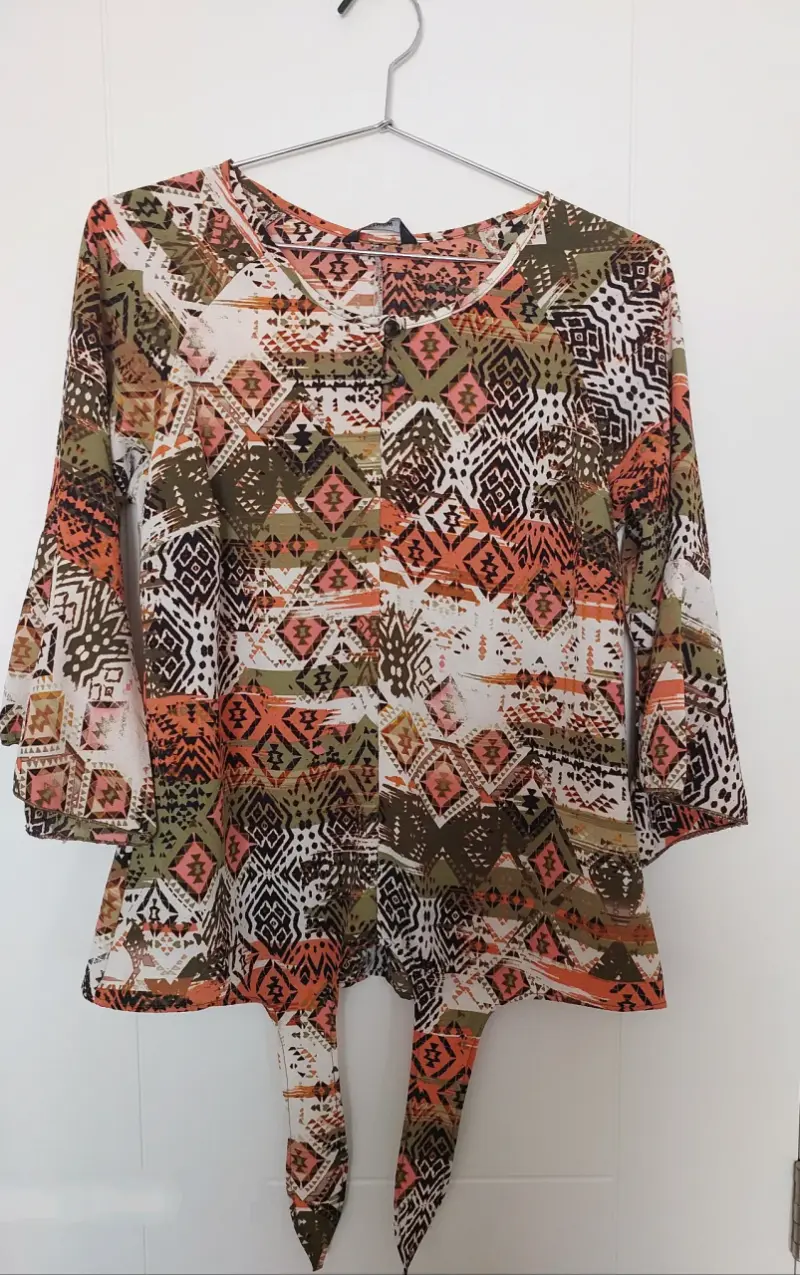 Blusa estampada boho chic
