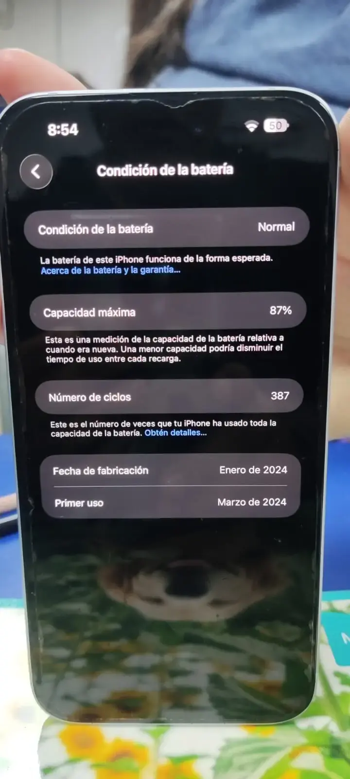 iPhone 15 plus 128GB BLANCO EXELENTE ESTADO - 6