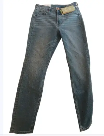 Jeans Dama azul talla 36P H&M - miniatura 3