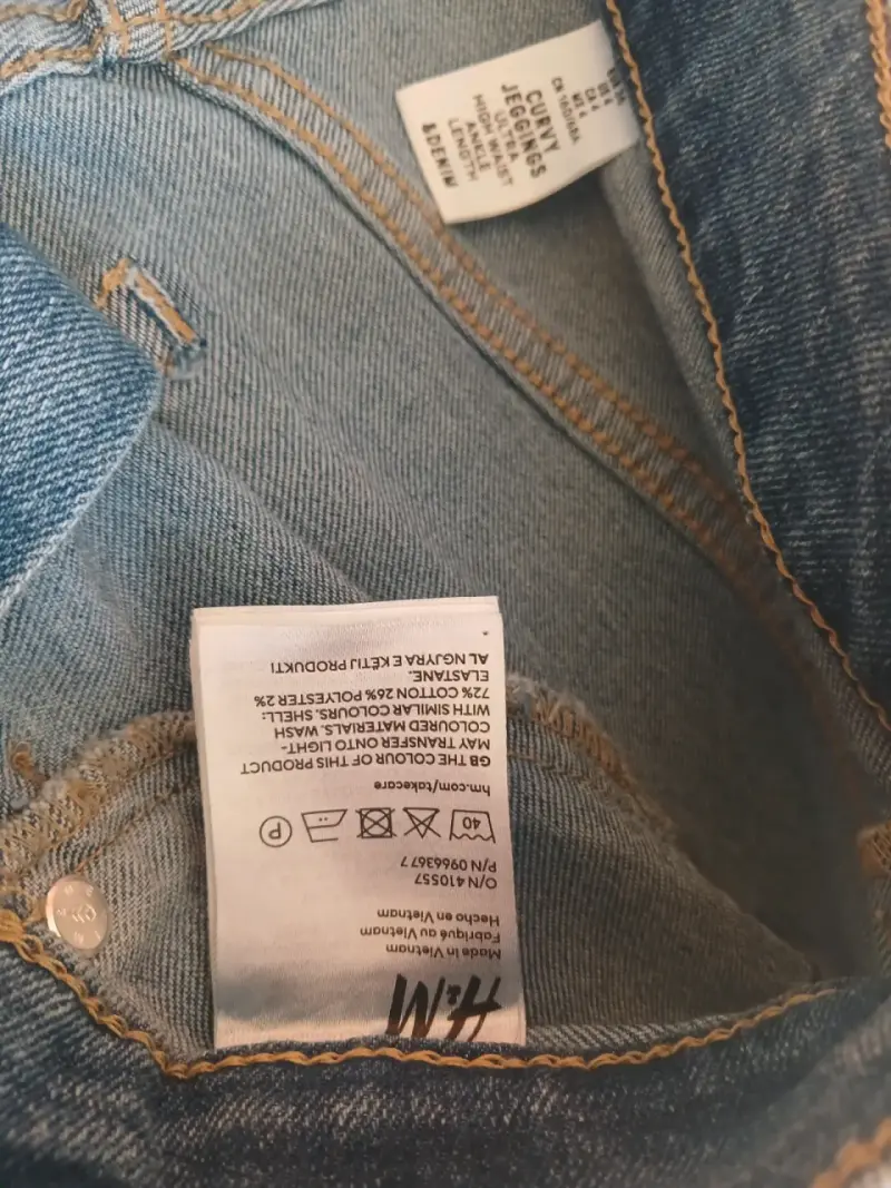 Jeans Dama azul talla 36P H&M - 4