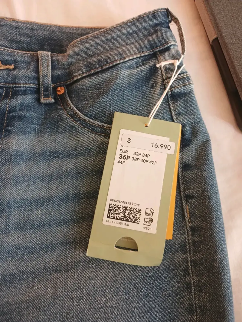 Jeans Dama azul talla 36P H&M - 6