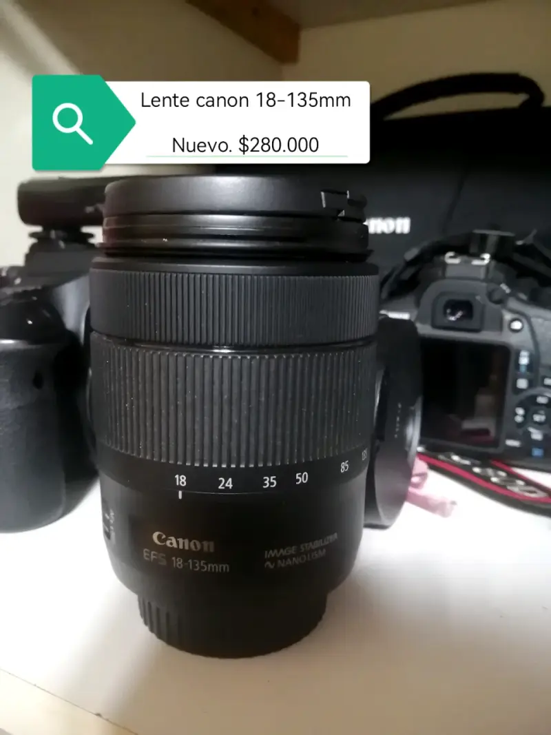 Lente Canon 18-135mm