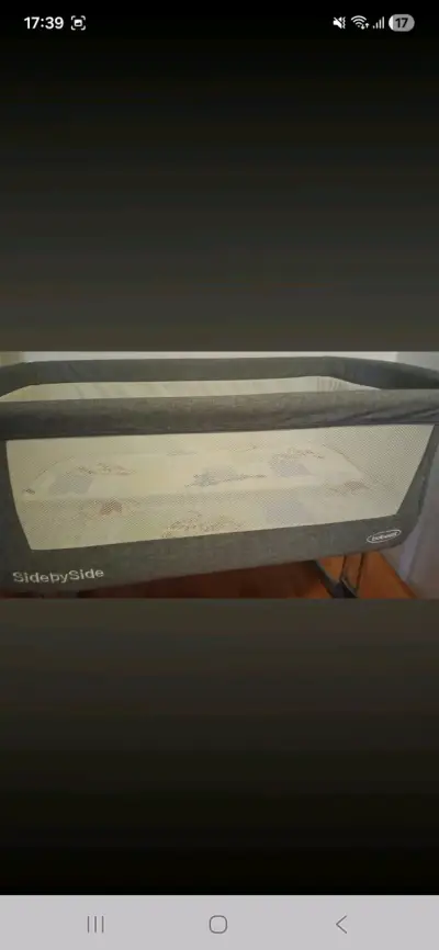 Cuna colecho gris para bebé - miniatura 4