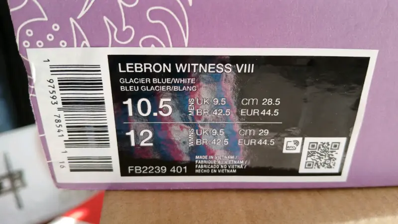 Nike Lebrón Witness VIII, NUEVAS 10US, 28CM - 2