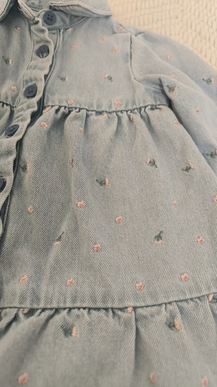 Vestido de mezclilla infantil - 5