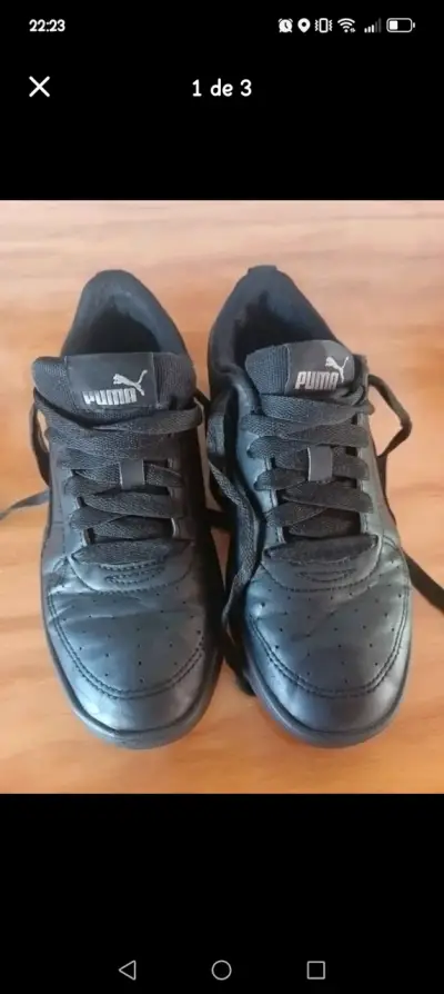 Zapatillas negras Puma - miniatura 1