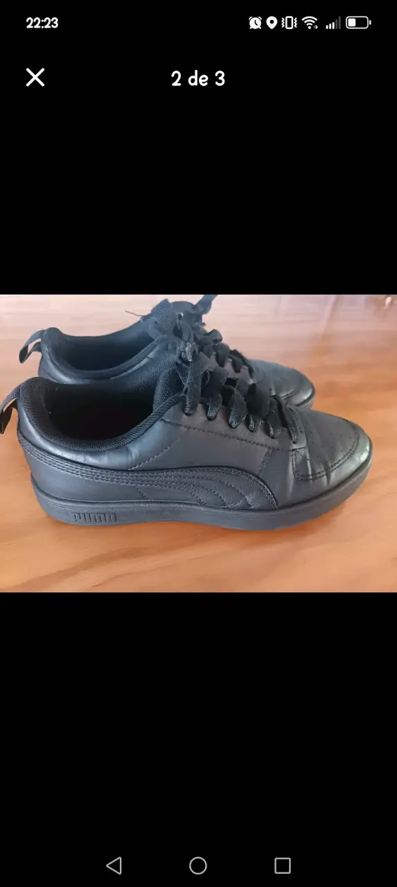 Zapatillas negras Puma - 2