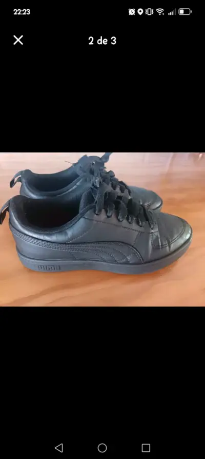 Zapatillas negras Puma - miniatura 2