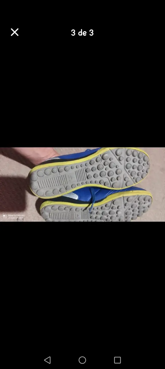 Zapatillas de fútbol número 33 - 3