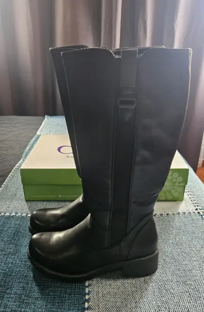 Botas negras de cuero Chaladas - miniatura 2