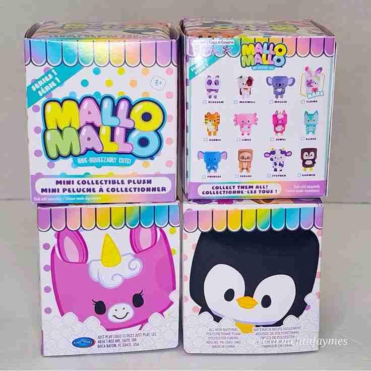 Peluches mini coleccionables Mallo Mallo