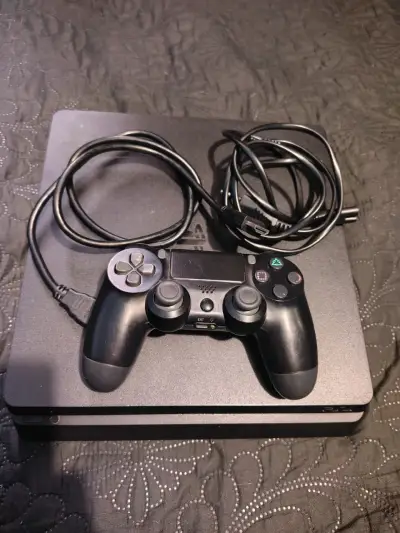 PS4 Slim 500GB + Control + HDMI y cables - miniatura 5