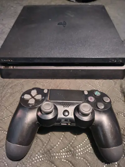 PS4 Slim 500GB + Control + HDMI y cables - miniatura 7