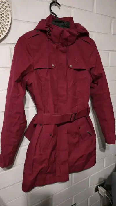Abrigo Doite Impermeable con capucha y cinturón - miniatura 1