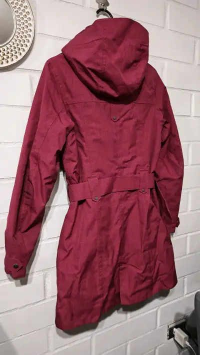 Abrigo Doite Impermeable con capucha y cinturón - miniatura 2