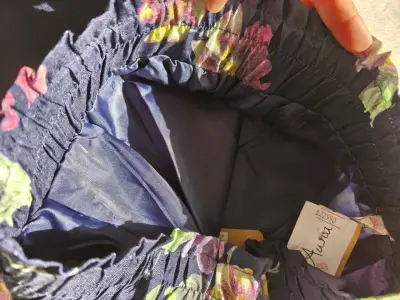 Pantalón floreado azul - miniatura 5