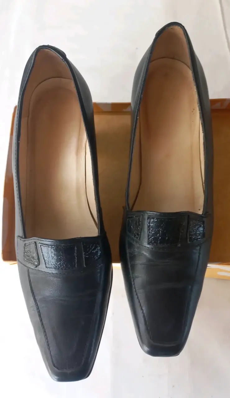 Zapatos de tacón negro N°37 - 2