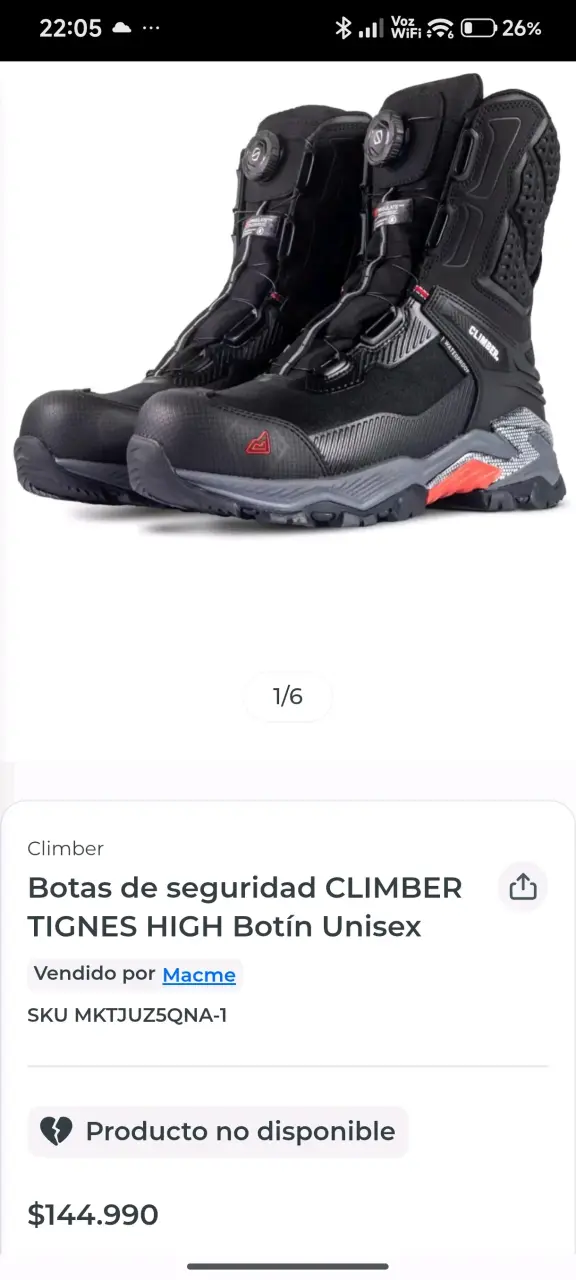 Botas de seguridad Climber negras - 1
