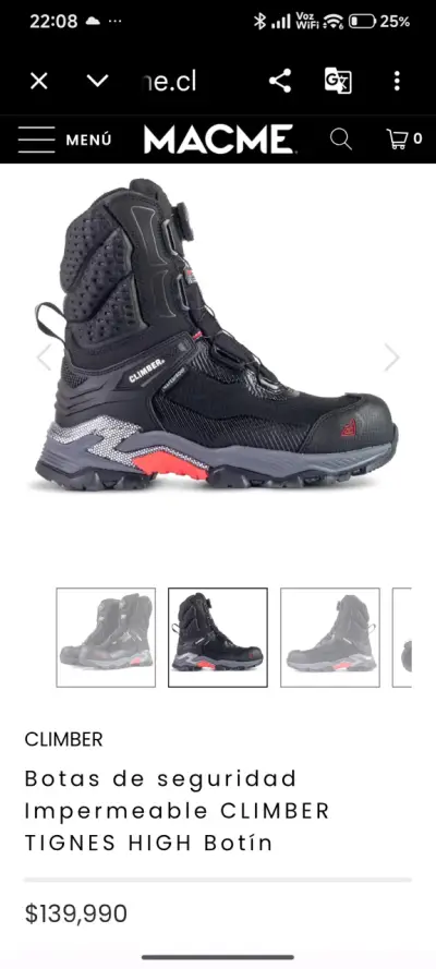 Botas de seguridad Climber negras - miniatura 3