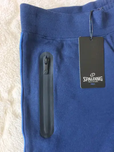 Short deportivo azul Spalding - miniatura 2