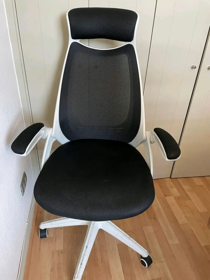 Silla de oficina ergonómica negra - 1