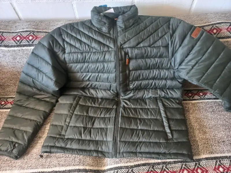 Chaqueta acolchada verde oscuro - 1