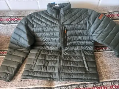Chaqueta acolchada verde oscuro - miniatura 1