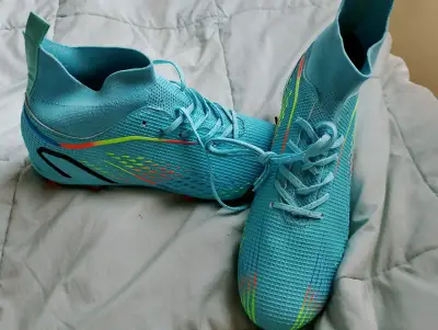 Zapatos deportivos azules brillantes - miniatura 1