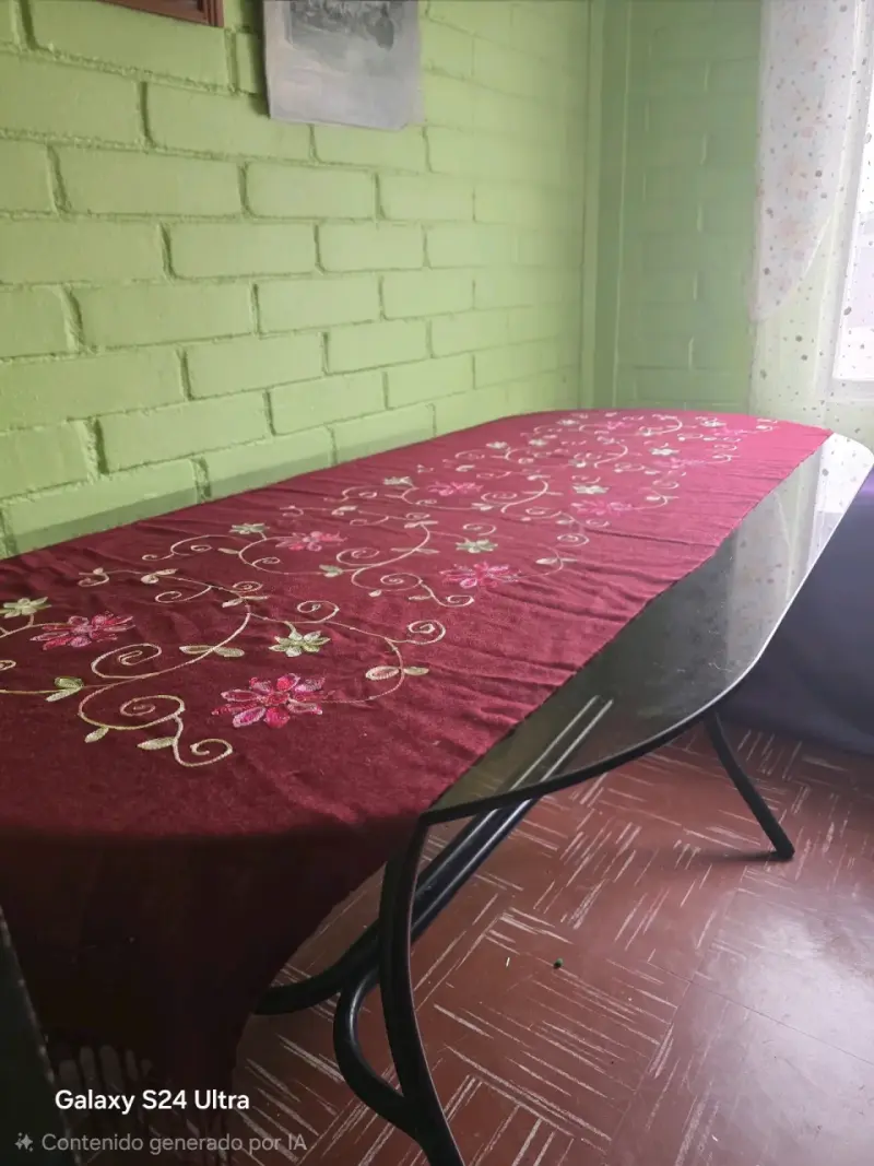 Mesa de vidrio ovalada - 5