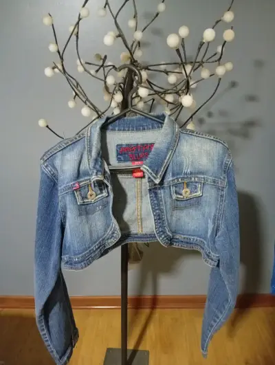 Chaqueta corta de mezclilla - miniatura 1