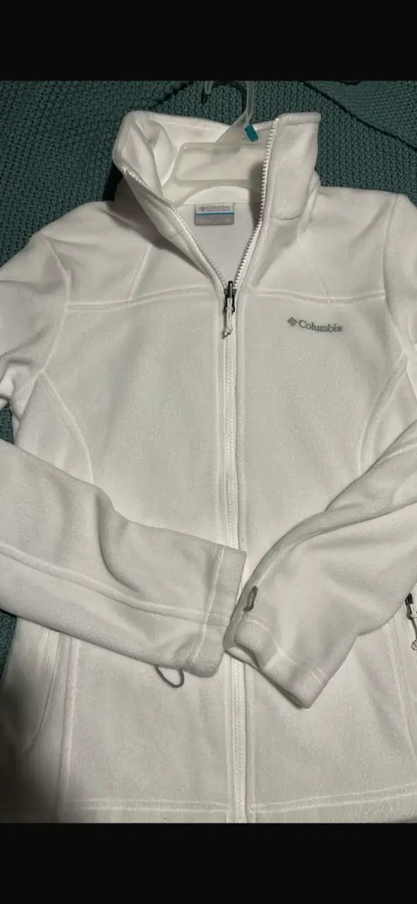 Chaqueta polar blanca Columbia