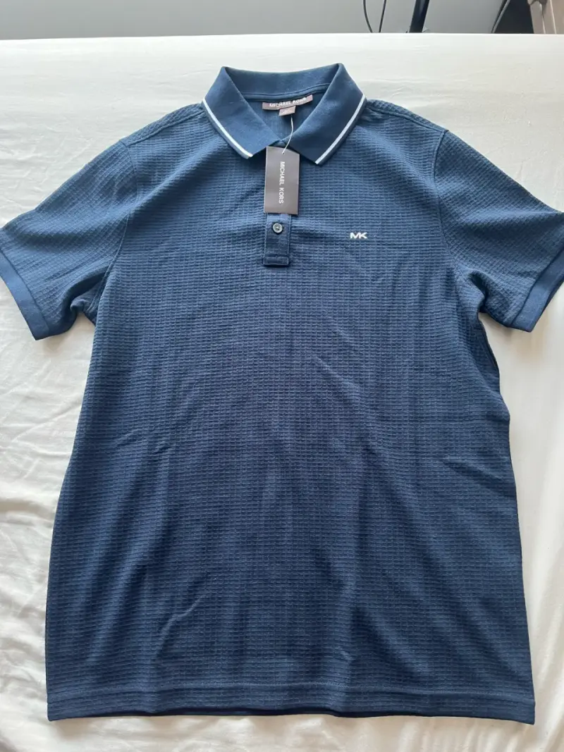 Polera polo azul Michael Kors