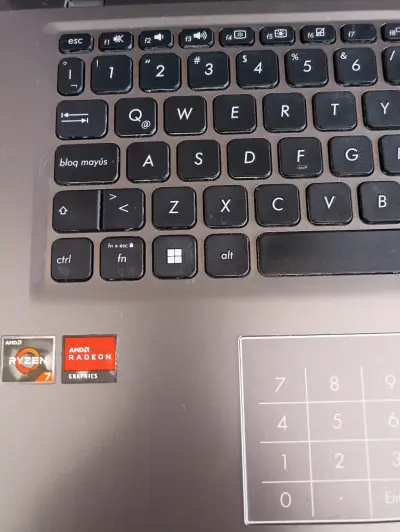 laptop ASUS Windows 11 (16GB RAM) (ryzen 7)+ mouse - miniatura 5