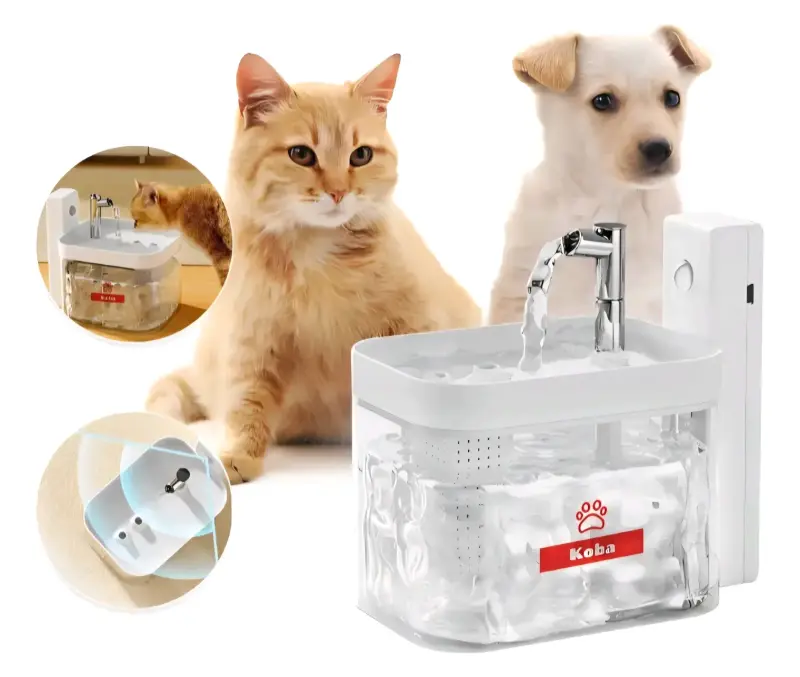 Fuente de agua para mascotas