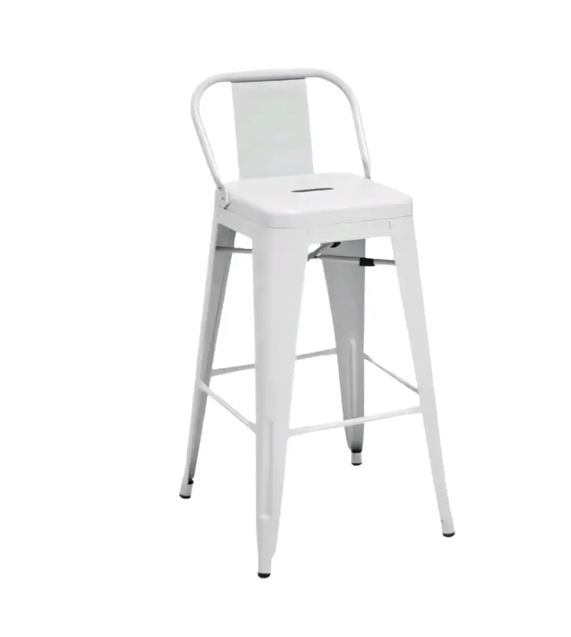 Taburete Tolix blanco