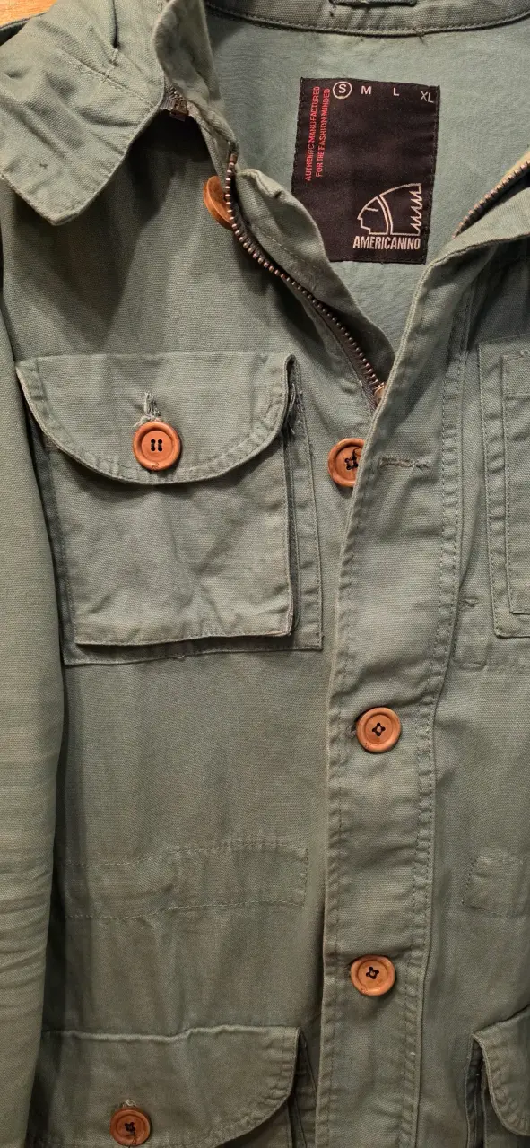 Parka verde con capucha - 3