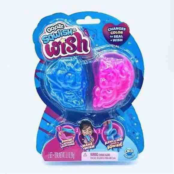 Slime Squish & Wish azul y rosa