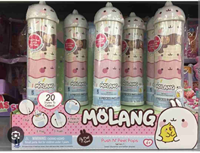 Molang Push N' Peel Pops